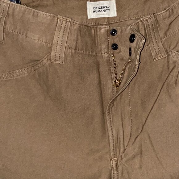 Citizens of Humanity Womens Paloma Utility Trouser Pants Khaki Classic Sz 26 NWT - Picture 7 of 11